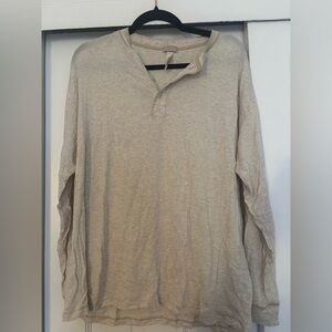 SKIMS oversized long sleeve top XS